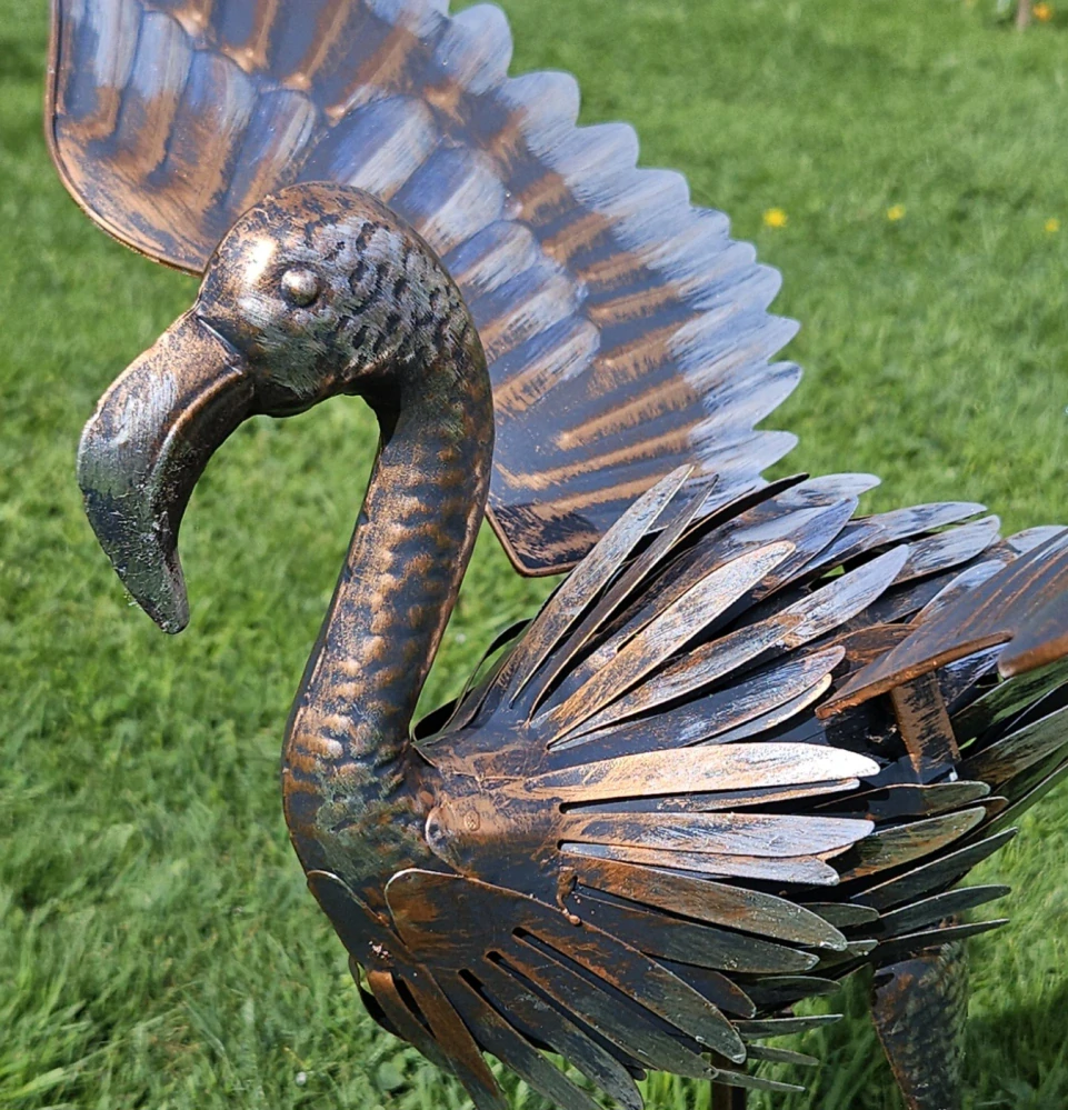 Plameniak kovový 69cm